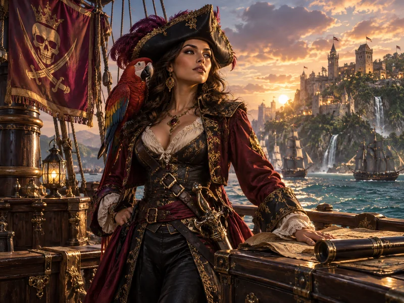 Pirate Queen — သရုပ်ဖော်ပုံ